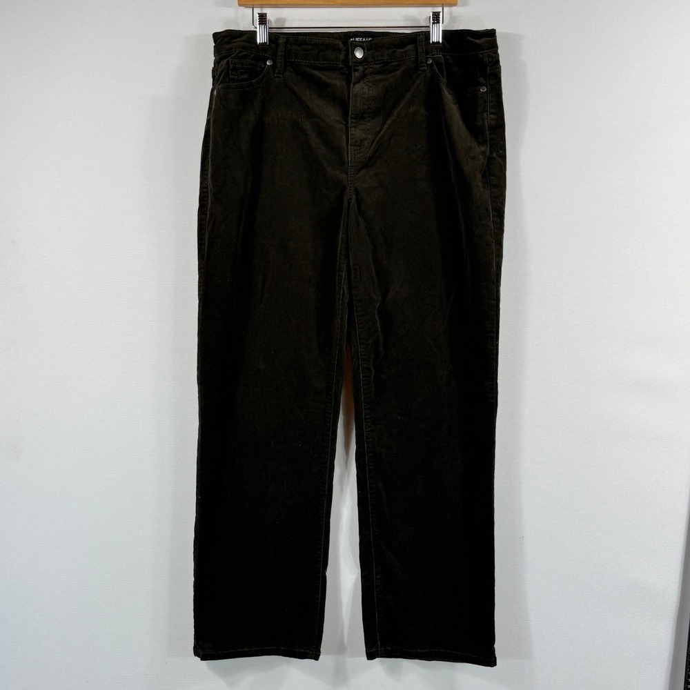 Buffalo David Bitton Corduroy Pants Womens 14 x 34 Brown Earthy Straight Leg